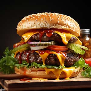 Chili Cheeseburger<span style="color:#b80818;">*</span>